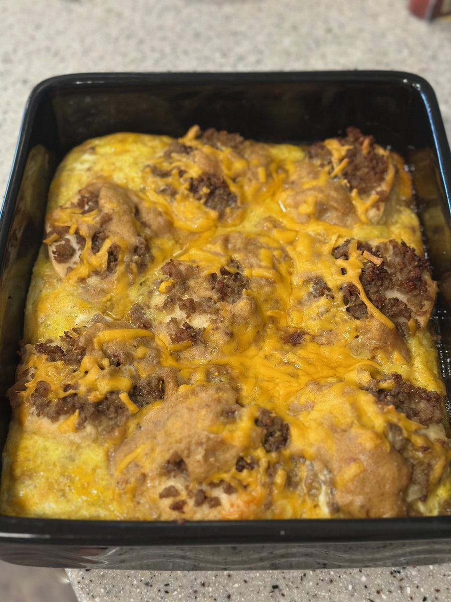 Biscuits and Gravy Casserole – Wells Farms