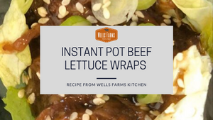 Instant Pot Beef Lettuce Wraps