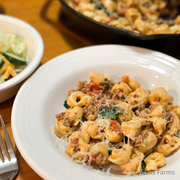 One Pot Sausage & Tortellini